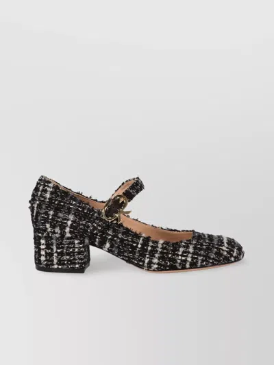 GIANVITO ROSSI RIBBON BLOCK HEEL MARY JANE