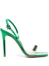 Gianvito Rossi Ribbon Candy Crystal-embellished Pvc Sandals