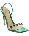 Gianvito Rossi Ribbon Candy Crystal-embellished Pvc Sandals