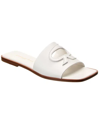 GIANVITO ROSSI RIBBON LEATHER SANDAL