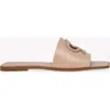 Gianvito Rossi Ribbon Slide In Pink