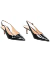 Gianvito Rossi Ribbon Sling 55 Patent Slingback Pump (authentic Pre-loved)