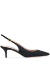 Gianvito Rossi Pointed High Heel Sandals In Black