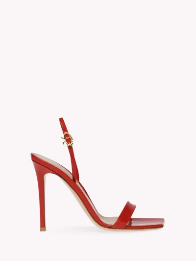 Gianvito Rossi Ribbon Stiletto In Red