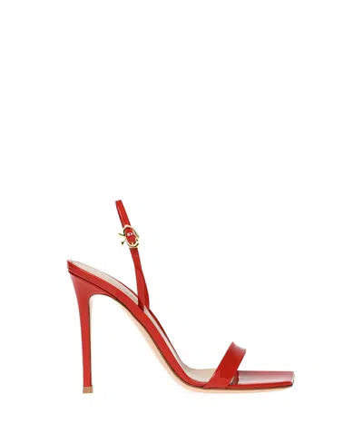 Gianvito Rossi Ribbon Stiletto In Red