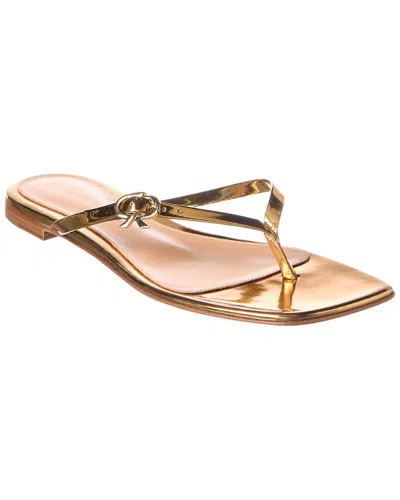 GIANVITO ROSSI GIANVITO ROSSI RIBBON THONG LEATHER SANDAL