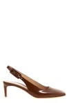 Gianvito Rossi 'ric' Kitten Heel Slingbacks