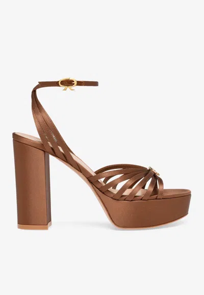 Gianvito Rossi Rita 70 Sandals In Brown