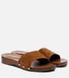 Gianvito Rossi Riviera Suede Slides