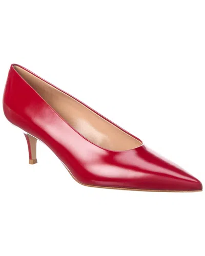 Gianvito Rossi 55mm Robbie Leather Pumps In Red