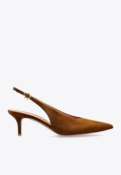 Gianvito Rossi Woman In Brown