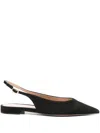 Gianvito Rossi Robbie Ballet Flats In Black
