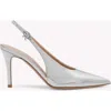 Gianvito Rossi Robbie Sling In Silver