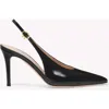 Gianvito Rossi Robbie Sling Slingback In Black