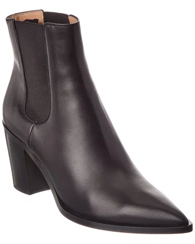 Gianvito Rossi Romney 70 Leather Boot In Black