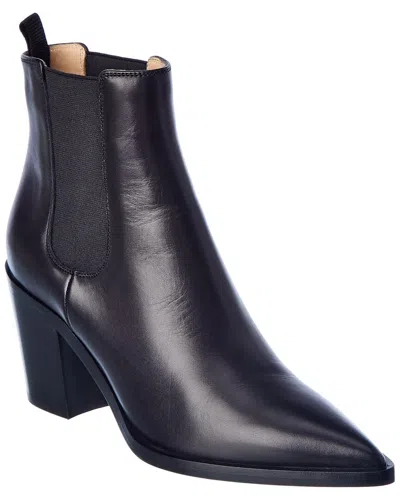 GIANVITO ROSSI ROMNEY 70 LEATHER BOOTIE