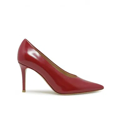 GIANVITO ROSSI GIANVITO ROSSI ROSSI TOKIO PUMPS IN RED LEATHER