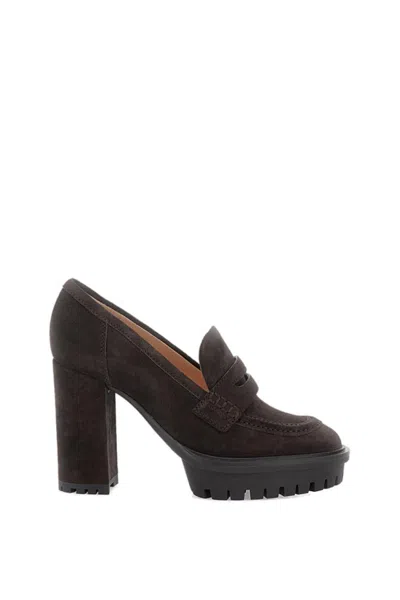Gianvito Rossi Rouen 45 Pump In Brown