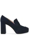 Gianvito Rossi Rouen 70mm Suede Pumps In Blue
