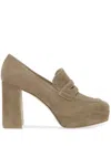 Gianvito Rossi Rouen 70mm Suede Pumps In Neutrals