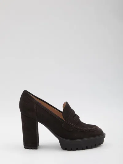 Gianvito Rossi Rouen Loafer In Brown