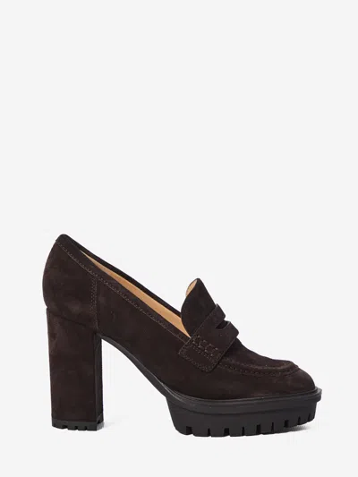 Gianvito Rossi Rouen Loafer In Brown