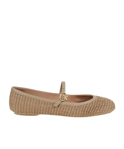 GIANVITO ROSSI ROUND HEAD BALLET SHOES