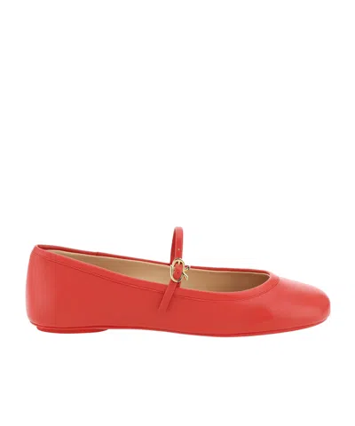 GIANVITO ROSSI ROUND HEAD BALLET SHOES