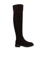Gianvito Rossi Round Head Boots In Black
