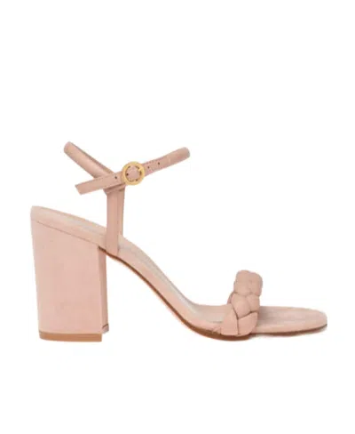 Gianvito Rossi Round Head High-heeled Sandals In Nude