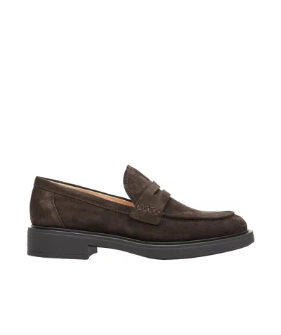 GIANVITO ROSSI GIANVITO ROSSI HARRIS ROUND TOE LOAFERS