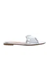 Gianvito Rossi Round Head Slippers In White