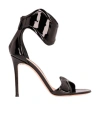 Gianvito Rossi Round-headed High-heeled Sandals In Black