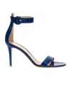 Gianvito Rossi Round-headed High-heeled Sandals In Blue