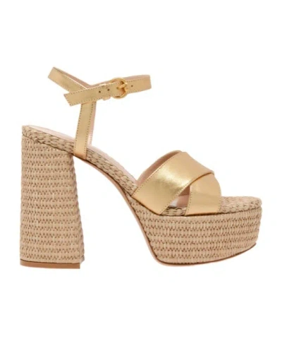 Gianvito Rossi Round-headed High-heeled Sandals In Nude