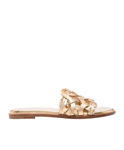 Gianvito Rossi Round Toe Flat Slippers
