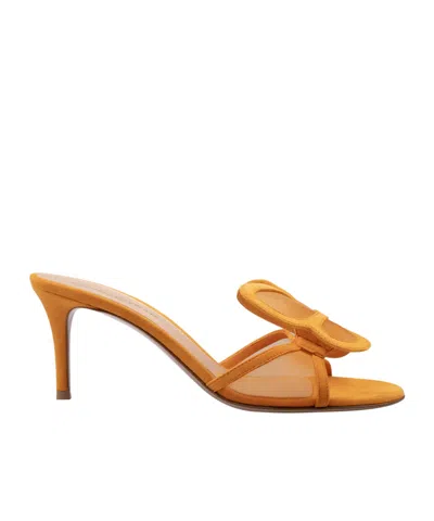Gianvito Rossi Round Toe High Heel Sandals