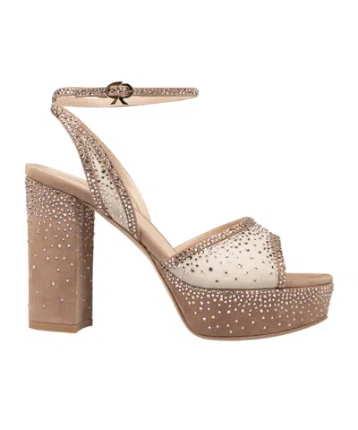 Gianvito Rossi Round-toe High-heeled Sandals In Brown