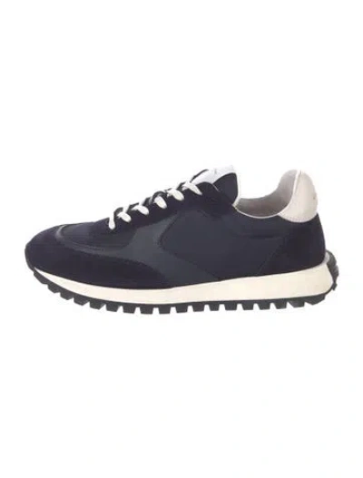 Pre-owned Gianvito Rossi Rubber Athletic Sneakers In Blue