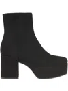Gianvito Rossi Sally Platform Ankle Boots In Black