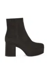 Gianvito Rossi Sally Platform Ankle Boots In Brown