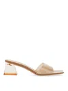 Gianvito Rossi Cosmic 55mm Mules In Nude & Neutrals