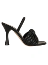 Gianvito Rossi Ottavia 95 Nappa Leather Sandals In Nero Black