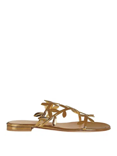 Gianvito Rossi Sandal In Gold