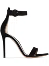 Gianvito Rossi Sandali Con Cinturino Alla Caviglia In Black