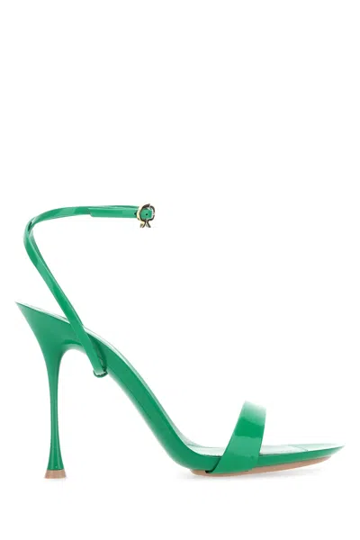 Gianvito Rossi Sandali G3217495lacver Gree In Green