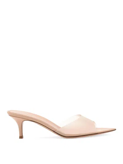 Gianvito Rossi Open Toe Sandals In Nude & Neutrals