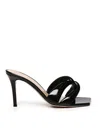 Gianvito Rossi Amour 85 Nappa Leather Mules In Black