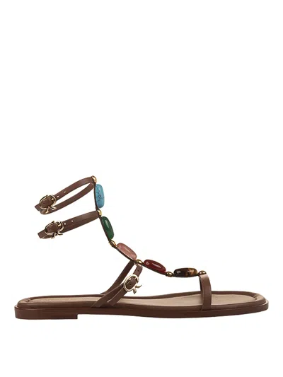 Gianvito Rossi Footwear In Burgundy