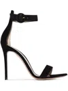 Gianvito Rossi Sandali Con Cinturino Alla Caviglia In Black
